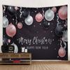 Christmas Balls And Snow Wall Hanging Tapestry Christmas Wall Hanging Tree Wall Hanging Gorgeous Christmas Tree Fireplace Gifts