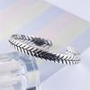 New Snake Grain Creative Braided Bracelets 925 Sterling Silver Jewelry Personality Leaf Exquisite Popular Bangles Sl078