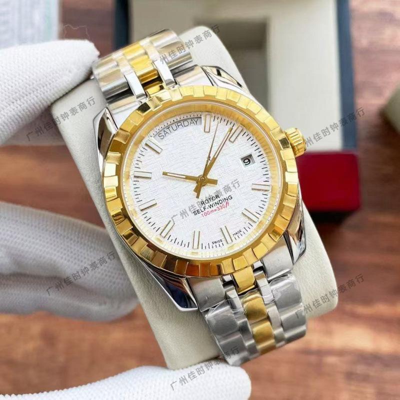 Dijia Tud Klassisch M22010 Business Rautenmuster Automatik Mechanisch Stahlarmband Herrenuhr