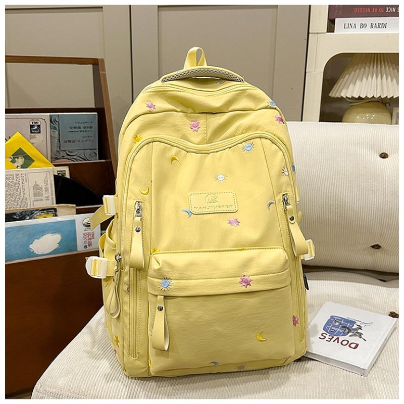 New Large-capacity Backpack Junior High School Lightweight Women's Schoolbag Simple and Versatile Campus Backpack