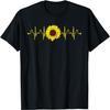 Florist Sonnenblume Herzschlag Blüte Gelbe Blume Sonnenblumen T-Shirt