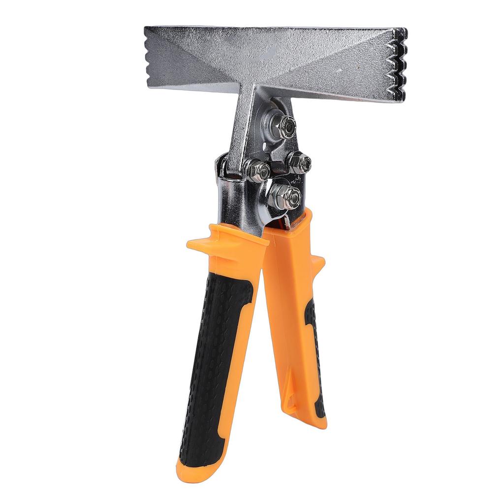 6 Inch Sheet Metal Bender Straight Jaw Bending Pliers Hand Seamer for HVAC System Ergonomic Non Slip Handle