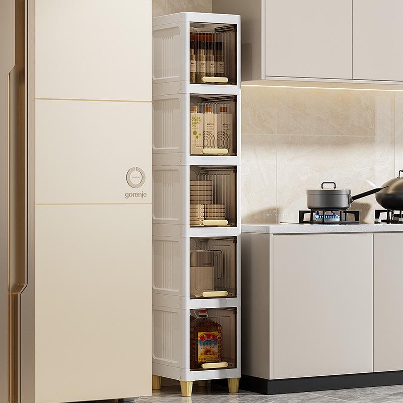 Convertible Multi-Layer Storage Cabinet for Living Room, Bathroom, or Children's Room