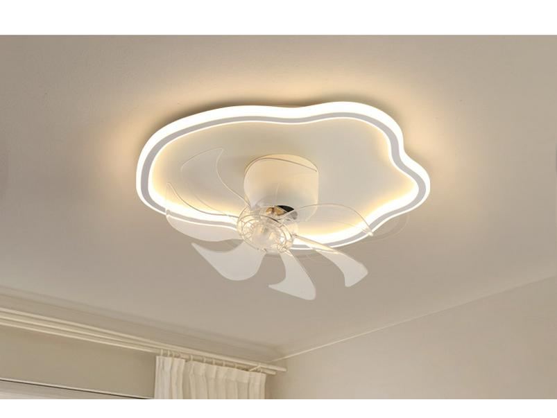 Modern Smart Ceiling Fan Light for Bedrooms, Restaurants & Children's Rooms - Cloud Design L263