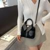 2025 Spring Fashion Simple Small Bag Women's Solid Color High Texture Women's Messenger Bag Shoulder Handbag