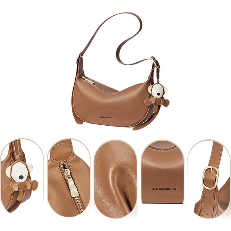 RED DRAGONFLY Women s Leather Crossbody Shoulder Handbag