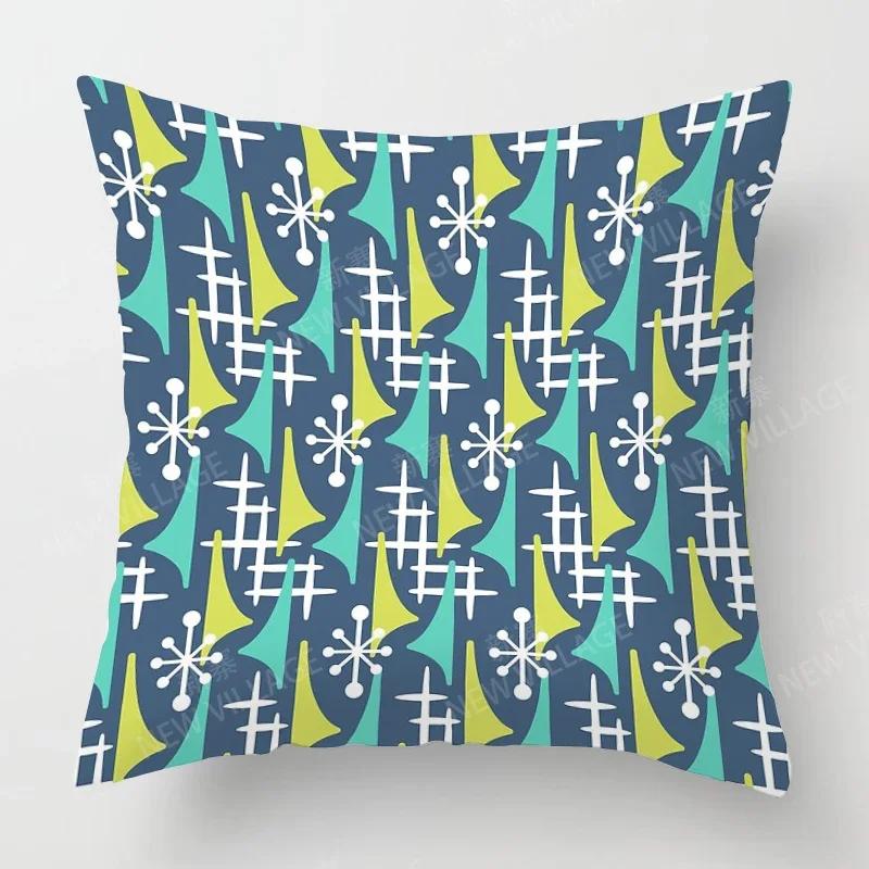 Nordic Fall Home Decor Autumn Throw Pillow Case Sofa Cushion Cover Modern   Geometry