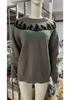 New Women's Color-Block Round Neck Loose Fashion Sweater
