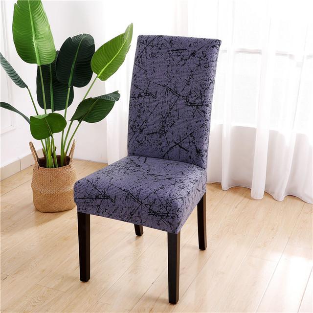 Modern Printed Chair Cover Elastic Seat Covers Slipcover Removable And Washable Stretch Banquet Hotel Dining Room Cover