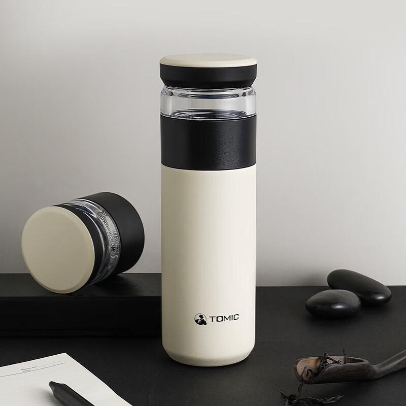 TOMIC 520ml 316 Stainless Steel Tea Infuser Insulated Mug