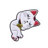 Japanese Lucky Cats Charm Metal Pin Elegant Cartoon Design Brooch For Clothing Bags Fashionable Accessory
