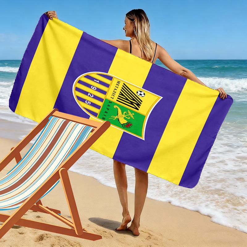Asciugamano da Spiaggia Stampa Metalist Kharkiv, Asciugamano Grande Morbido Asciugatura Rapida per Spiaggia Campeggio Nuoto