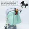 Universal Baby Strollers Cup Holder Convenient and Adjustable Pram Cart Drink Organiser for Bottles Coffee and Beverages