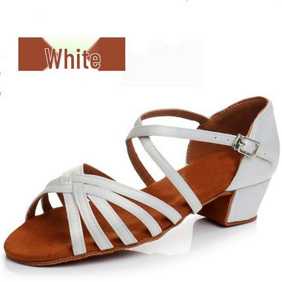 Banqiao Di Girls' Latin Dance Shoes - Spring/Summer Five Strap Practice and Competition Shoes