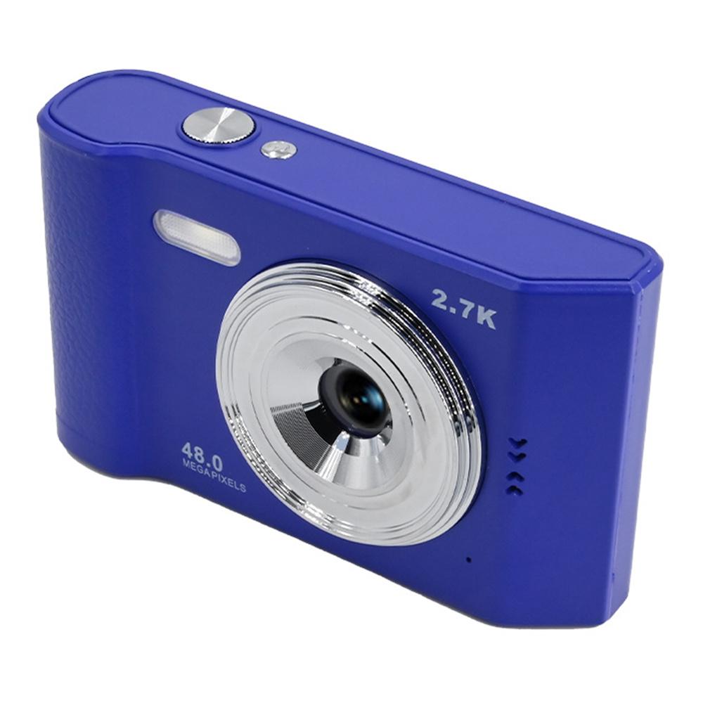 

AC06C Students 2.8 Inch CCD Retro Digital Camera HD 16X Zoom 48MP Video Recorder with 32G Memory Card Blue
