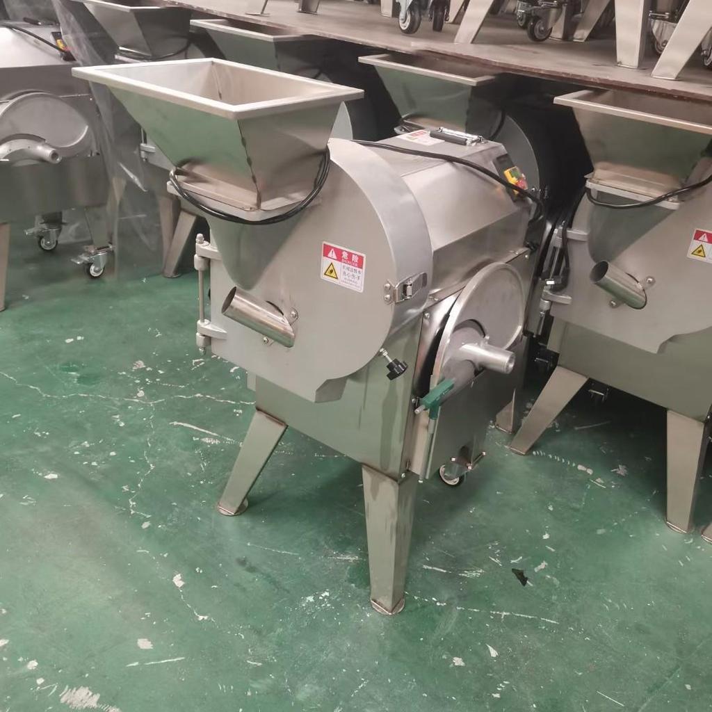 Automatic Double-Head Vegetable Cutter & Slicer for Commercial Use
