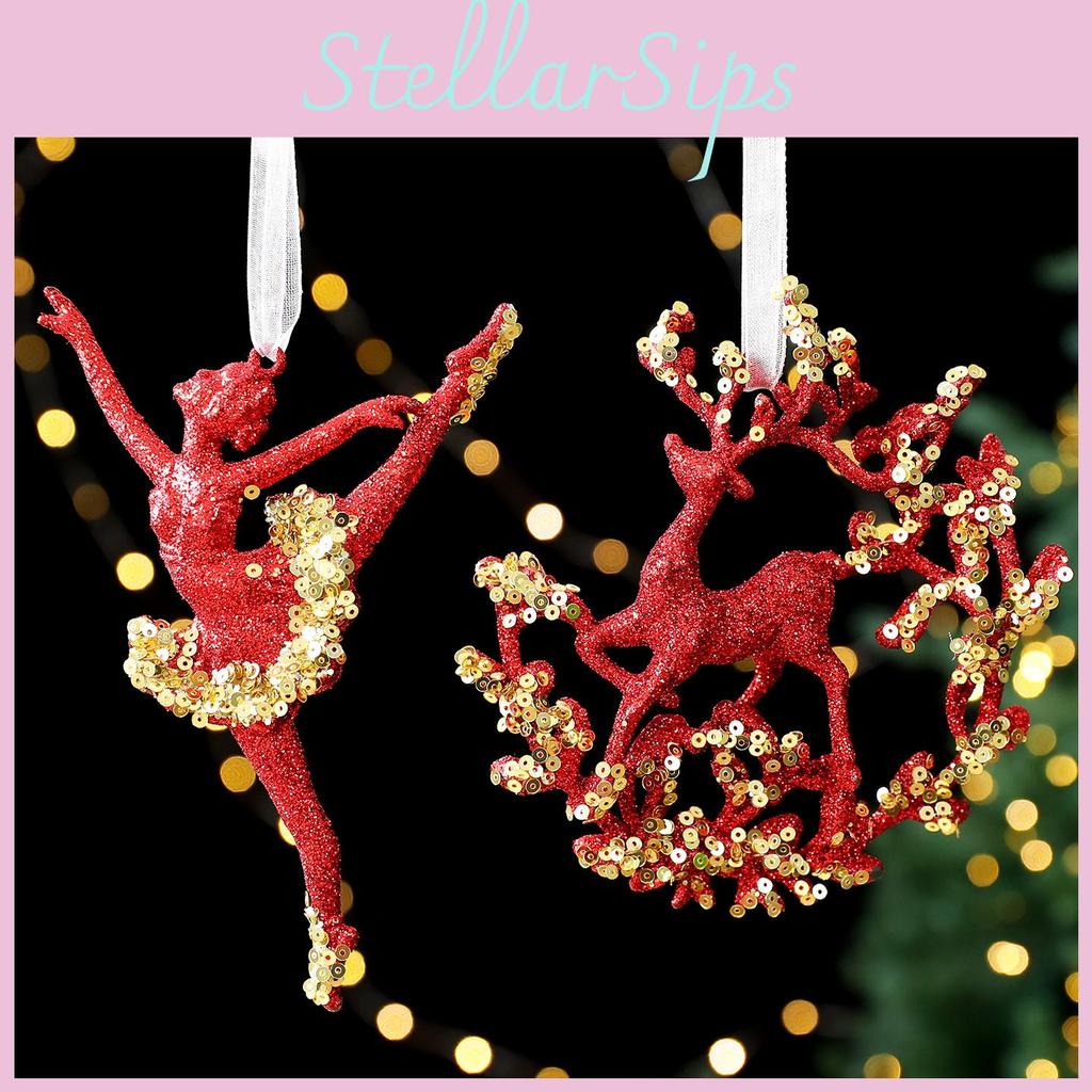 Creative Christmas Tree Snowflake Star Shaped Pendant Holiday Decoration Props For Holiday Decor