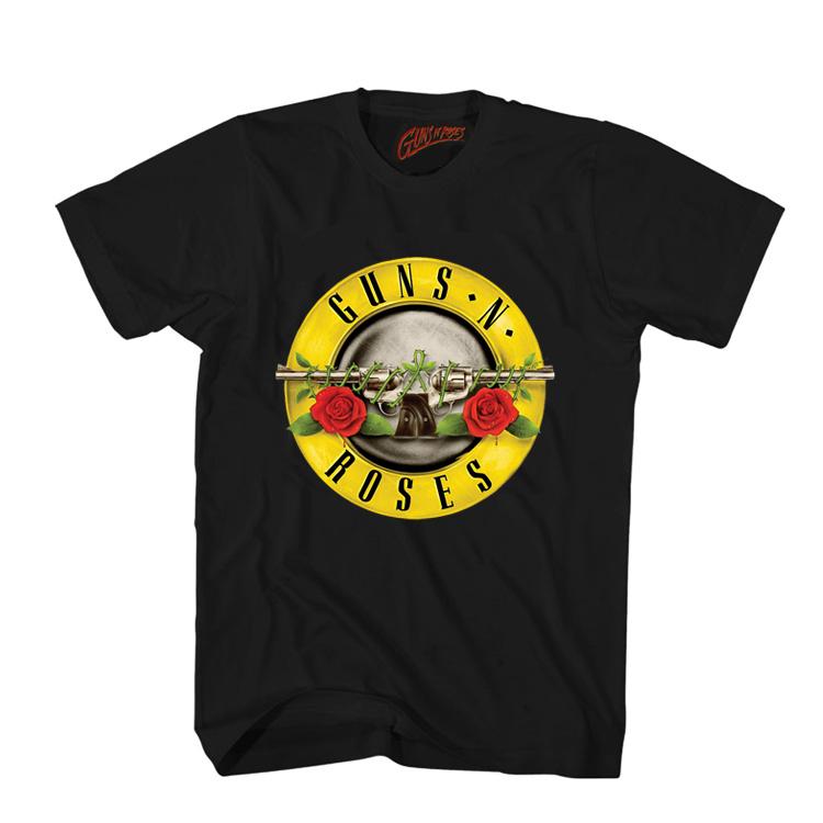 Tricou vintage unisex din bumbac Tricou de vară Guns N Roses Graphic Streetwear Tricou supradimensionat Tricou de marca Homme Tops Tricou unisex