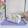 Student School Supplies Cute Bow Cosmetic Bag Female Large Capacity Makeup Bag Office Stationery Storage Bags