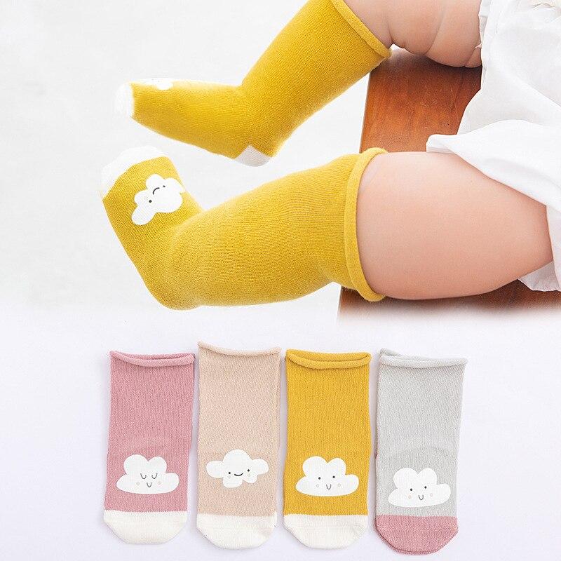4 Pairs/lot Infant Baby Socks Spring Autumn Baby Socks Girls Cotton Newborn Boy Toddler Socks Kids Children Clothes Accessories