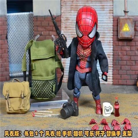 18cm In Stock Egg Attack Action The Spiderman Homecoming Anime Action Figure Collectible Desktop Decoration Model Toy Gift