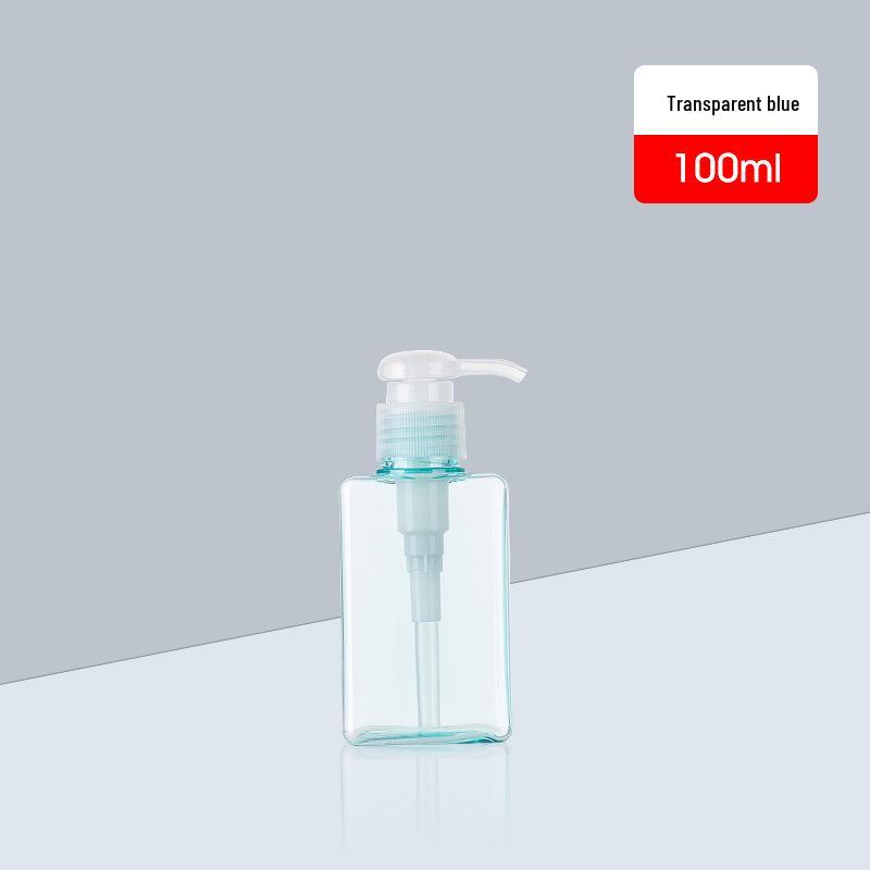 Travel Refill Pump Bottles for Lotion, Shower Gel, Shampoo, and Hand Sanitizer - Square Design, Empty and In Stock