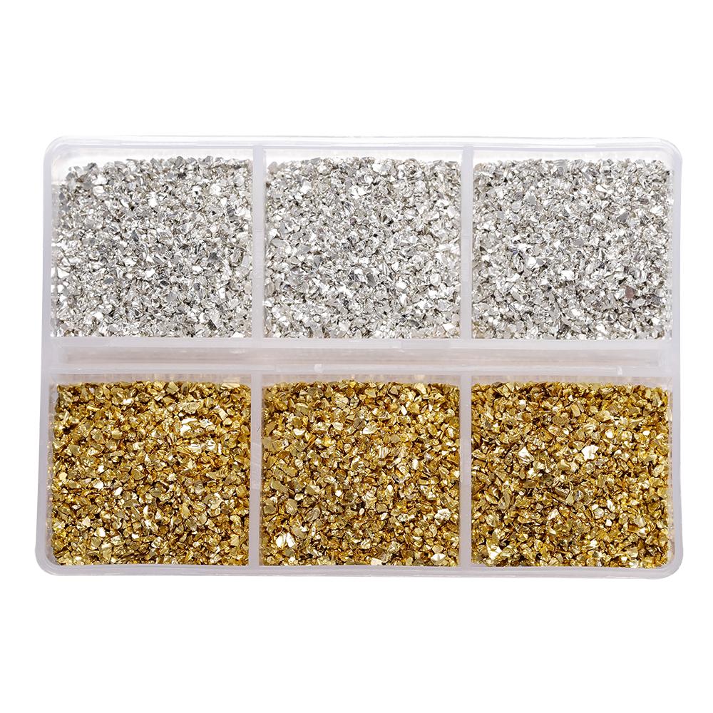 30g/Box Crushed Glass Stones Resin Filling Irregular Broken Stone for DIY Epoxy Resin Mold Crafts Nail Art Decoration Material