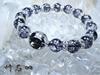 Kanoishi Dragon God a protective stone for wish fulfillment and good Black Dragon and Quartz Crystal Bracelet for Men and Natural 14mm and Power
