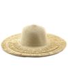 Straw Hat Sun Hat Seaside Beach Hat New Spring Big Sunscreen Vacation Brim Foldable European and American Style Sunshade Summer