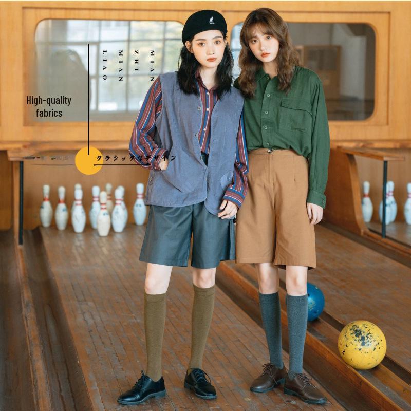 Women's Trendy Knee-High Socks: Slimming, Mid-Length for Spring, Summer, and Autumn