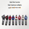 5LED White Bicycle & Helmet Warning Frog Light Set