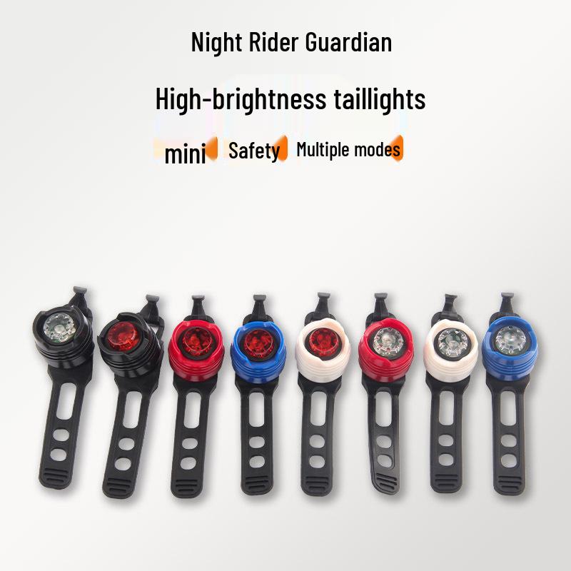 5LED White Bicycle & Helmet Warning Frog Light Set