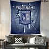 Custom KKS Lech Poznań Wall Hanging Printed Fabric Blanket Decorative Tapestries for Bedroom Living Room Home Decor