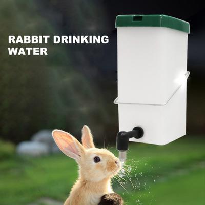0.5/1L Automatic Rabbit Drinker Leak-proof Lid Design Fountain Splash Proof Water Dispenser Drinking Equipment