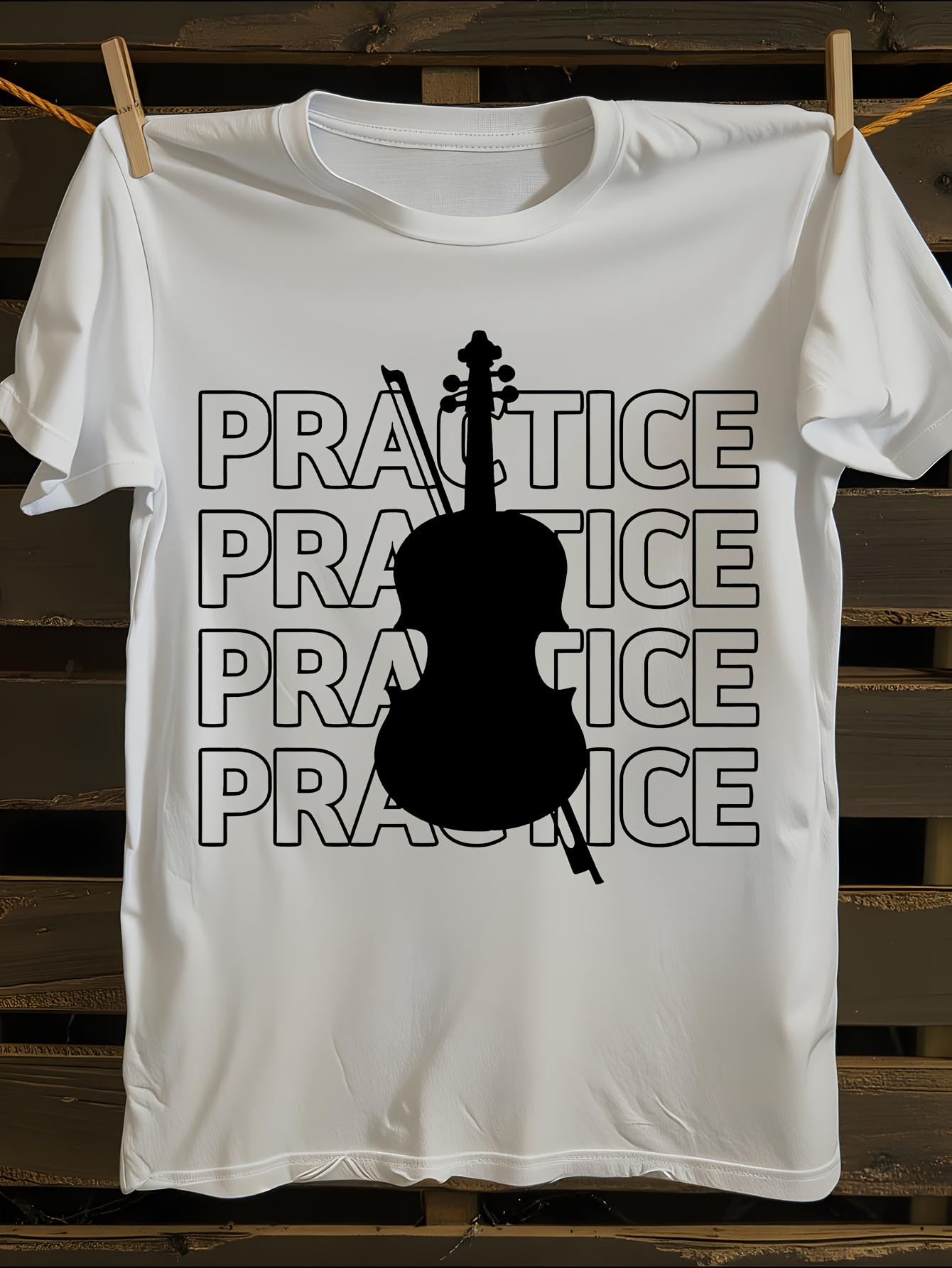 Ling Ling Violin Practice 40-Hour Music Tshirt L