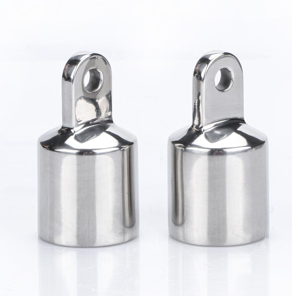 2 Pieces Boat 1" Bimini Parts Accessories Marine 316 Stainless Steel Slip Cap Boat  Fittings Marine Hardware Yacht