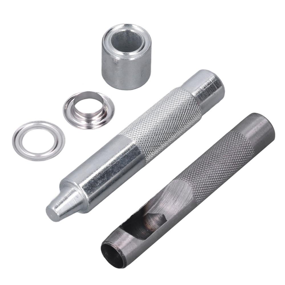 100 Sets Stainless Steel Grommet Tool Kit Inner Diameter 12MM Canvas Grommet Kit For Pool Covering