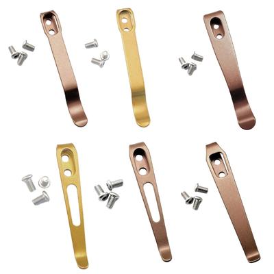 Heavy Duty Back Clamp Stainless Steel Folding Cutter Pocket Clip For Cutter Tool Compactly Back Clip Carry Accessories