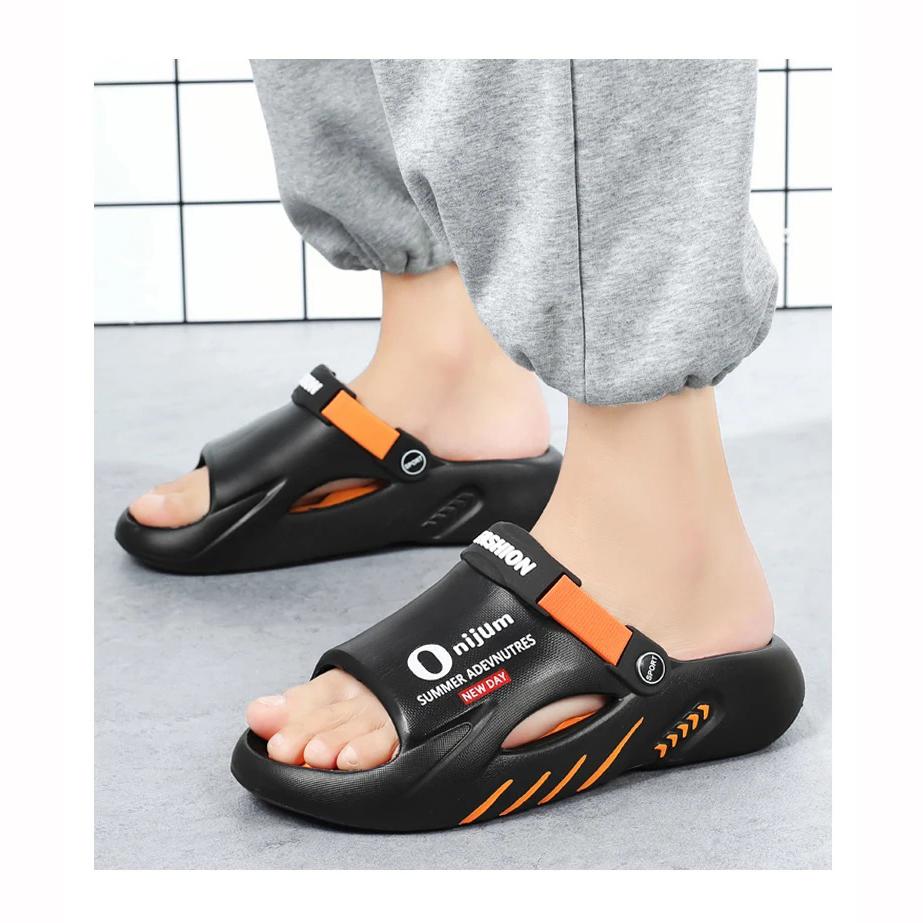 Moda Uomo Pantofole da Massaggio Sandali da Interno ed Esterno Spiaggia Scarpe Casual Ciabatte Sandali da Uomo Grandi Dimensioni Comode Morbide Taglie Forti