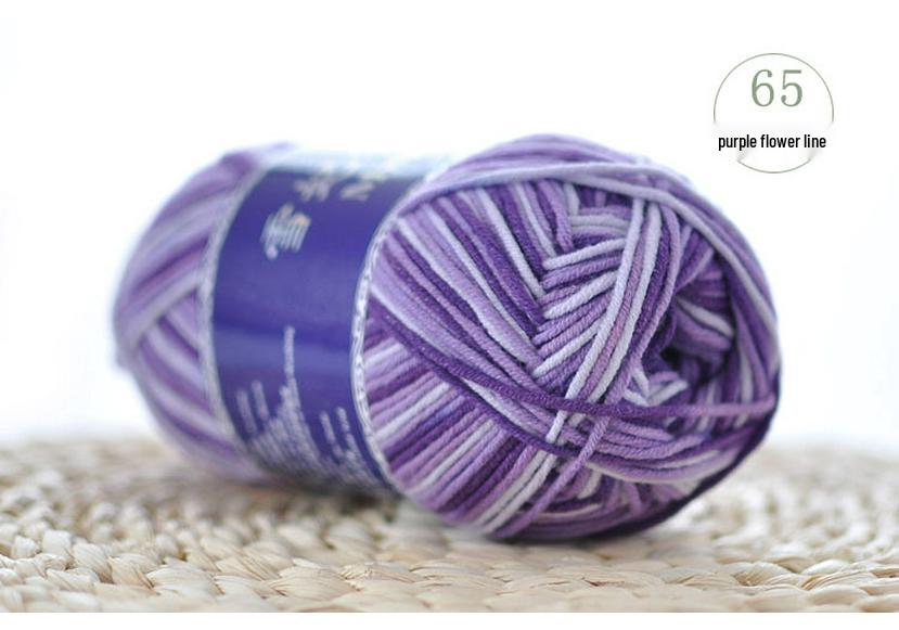Xue Feier 5-Ply Milk Cotton Yarn for DIY Knitting Crochet Crafts
