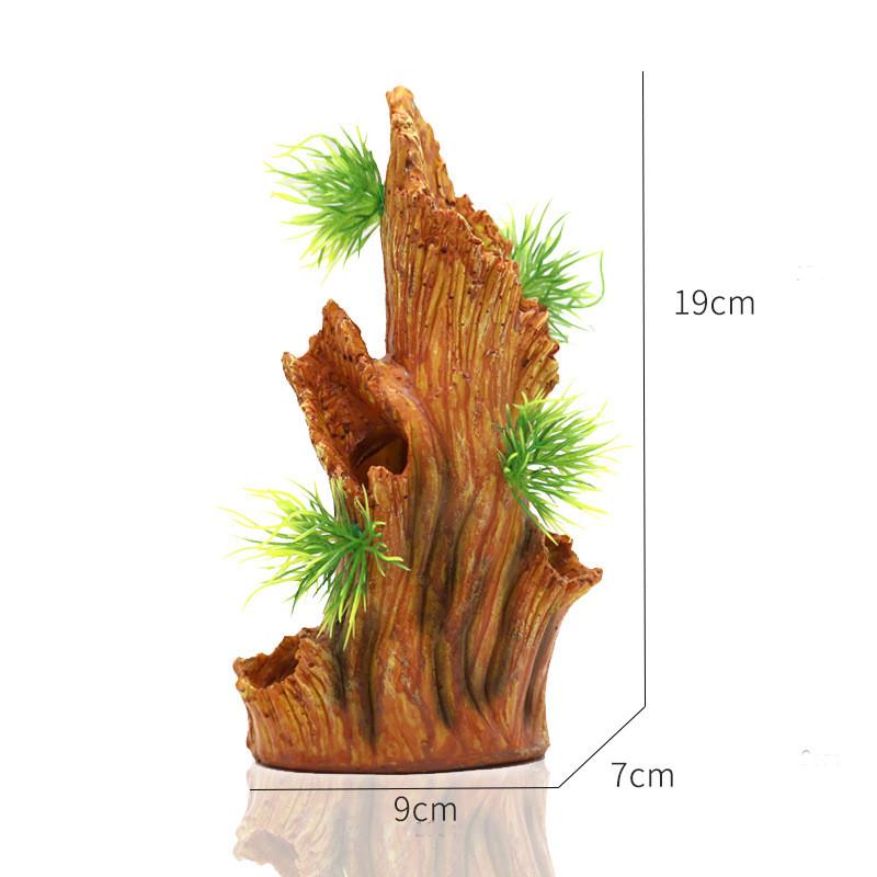 Simulierte Aquarium-Landschaftsdekorationen DIY Künstliche Aquarium-Dekor Pflanzen Harz Ornament Aquariumzubehör Dekoration