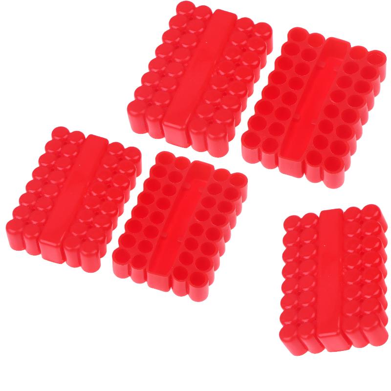 1/4" Hex Shank Compatible Screwdriver Bit Holders; Comes In Packs of 2/3/5 with 10/22/32 Storage Slots