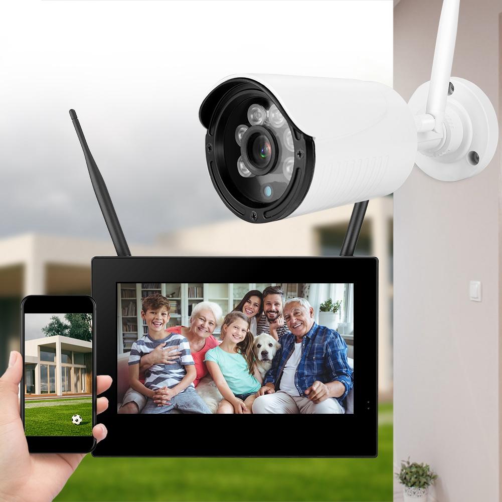 10in 1.3MP HD Wireless WIFI Baby Monitor 1 Camera Smart DVR Home Security System