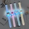 Glow-in-the-Dark Kids' Cartoon Silicone Watch - Ice & Snow Princess Theme