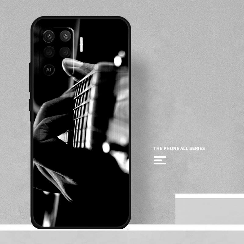 

Vintage Music Guitars Case For Oppo A5 A6 Pro A16 A76 A96 A17 A57 A40 A60 A80 A98 A58 A78 A18 A38 A54 A74 A94 A15 OPPO A98 5G
