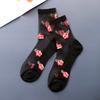 5 Pairs of Women's Summer Thin Fashion New Flower Tube Crystal Stockings