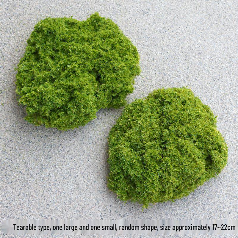 Bionic Artificial Moss Turf Micro Landscape Ornaments for Bonsai and Potted Plant Landscaping