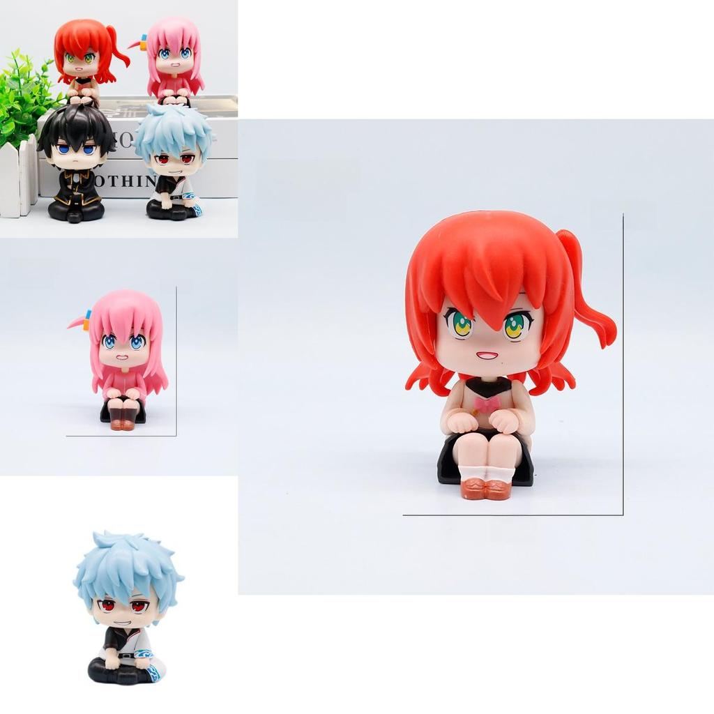 Pvc Sitting Pose Hijikata Toshiro Car Model With Decorative Anime Collectible For Enthusiasts