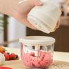 Prensa de Ajo Punch de Ajo Juego de Picadora de Ajo Multiusos Resistente a la Corrosión para Carnes Frutos Secos Verduras y Especias Fácil de Limpiar Herramienta de Cocina que Ahorra Tiempo