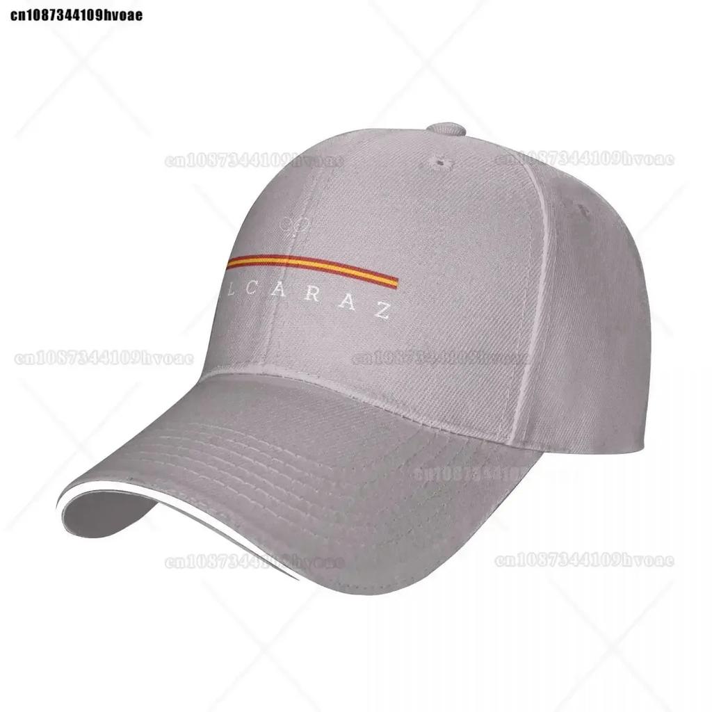 White Alcaraz Spain Tennis Multicolor Baseball Cap Women Men Fashion Coquette Beach Dad Hats Cool Hip Hop Trucker Cap